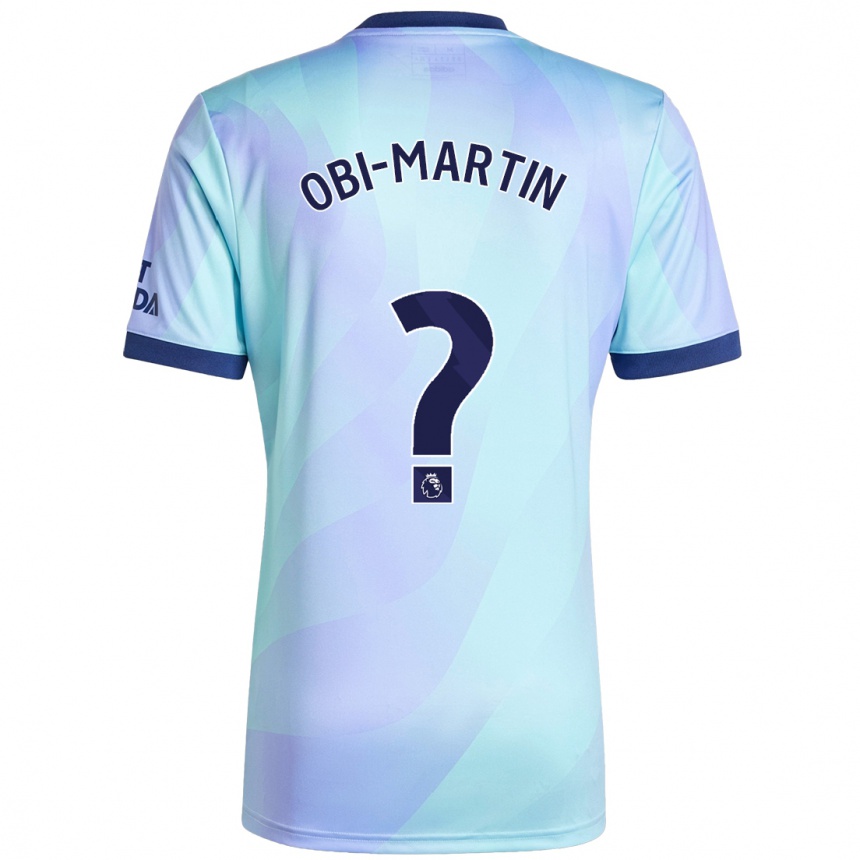 Enfant Football Maillot Chido Obi-Martin #0 Aqua Troisieme 2024/25 Canada