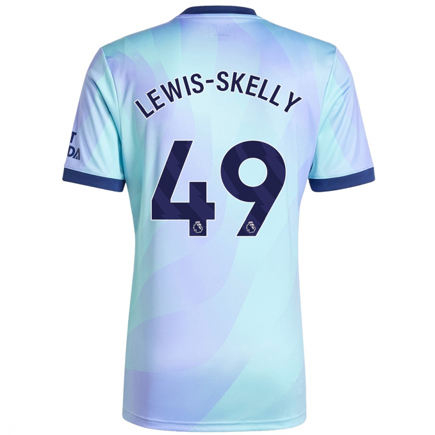 Enfant Football Maillot Myles Lewis-Skelly #49 Aqua Troisieme 2024/25 Canada