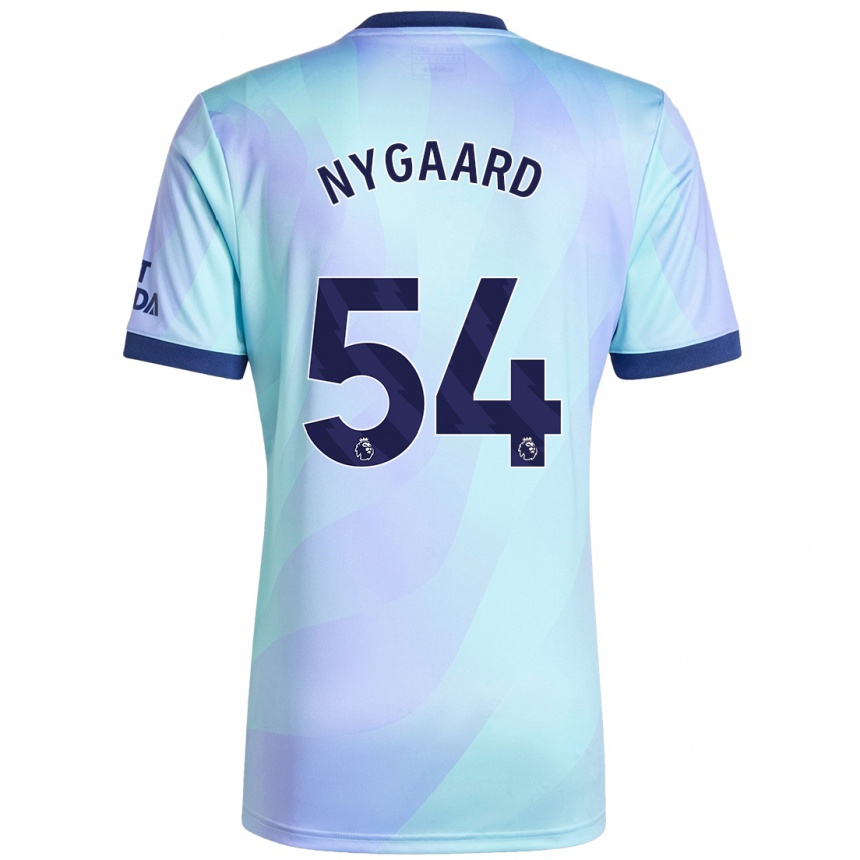 Enfant Football Maillot Lucas Nygaard #54 Aqua Troisieme 2024/25 Canada