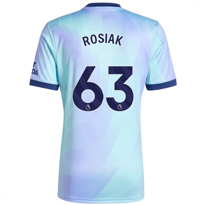 Enfant Football Maillot Michal Rosiak #63 Aqua Troisieme 2024/25 Canada