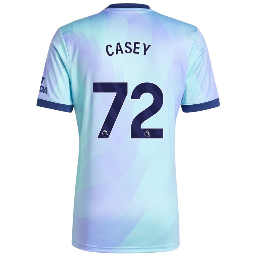 Enfant Football Maillot Dan Casey #72 Aqua Troisieme 2024/25 Canada