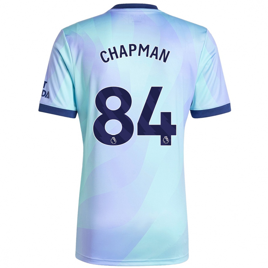 Enfant Football Maillot Samuel Chapman #84 Aqua Troisieme 2024/25 Canada