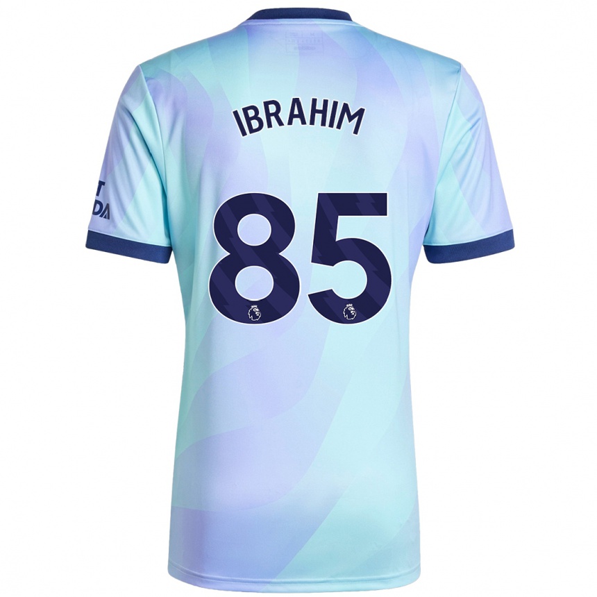 Enfant Football Maillot Ife Ibrahim #85 Aqua Troisieme 2024/25 Canada