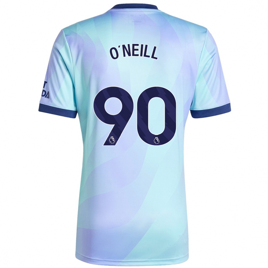 Enfant Football Maillot Ceadach O'neill #90 Aqua Troisieme 2024/25 Canada