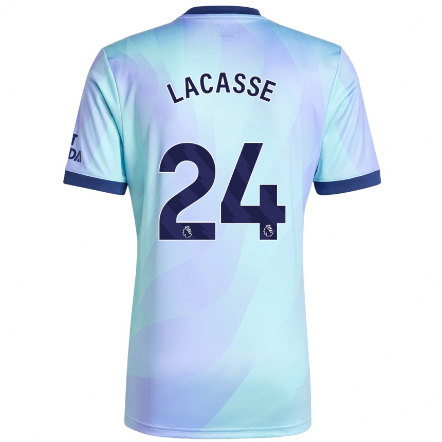 Enfant Football Maillot Cloé Lacasse #24 Aqua Troisieme 2024/25 Canada