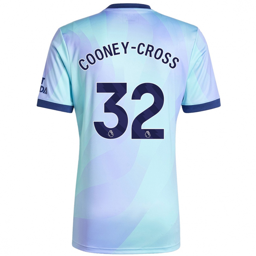 Enfant Football Maillot Kyra Cooney-Cross #32 Aqua Troisieme 2024/25 Canada