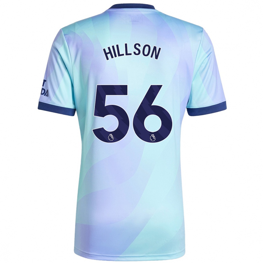 Enfant Football Maillot James Hillson #56 Aqua Troisieme 2024/25 Canada