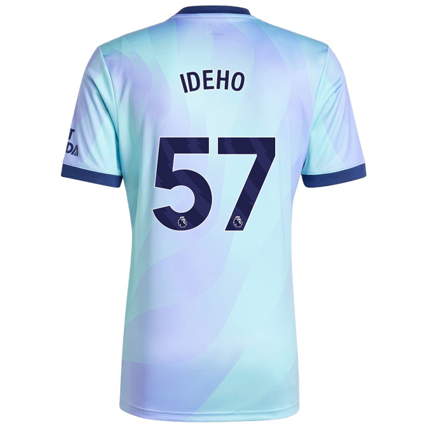 Enfant Football Maillot Joel Ideho #57 Aqua Troisieme 2024/25 Canada