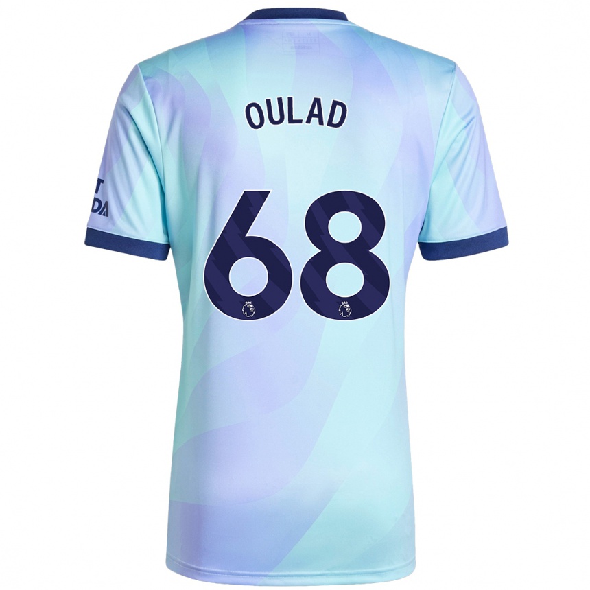 Enfant Football Maillot Salah-Eddine Oulad M'hand #68 Aqua Troisieme 2024/25 Canada