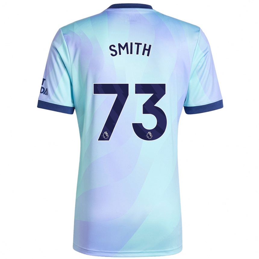 Enfant Football Maillot Tom Smith #73 Aqua Troisieme 2024/25 Canada