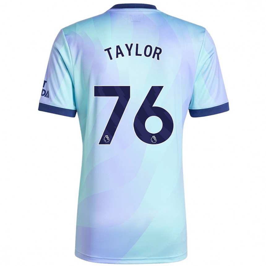 Kids Football Kido Taylor Hart #76 Aqua Third Jersey 2024/25 T-Shirt Canada