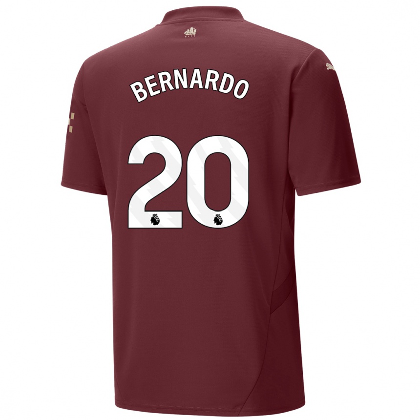 Enfant Football Maillot Bernardo Silva #20 Marron Troisieme 2024/25 Canada