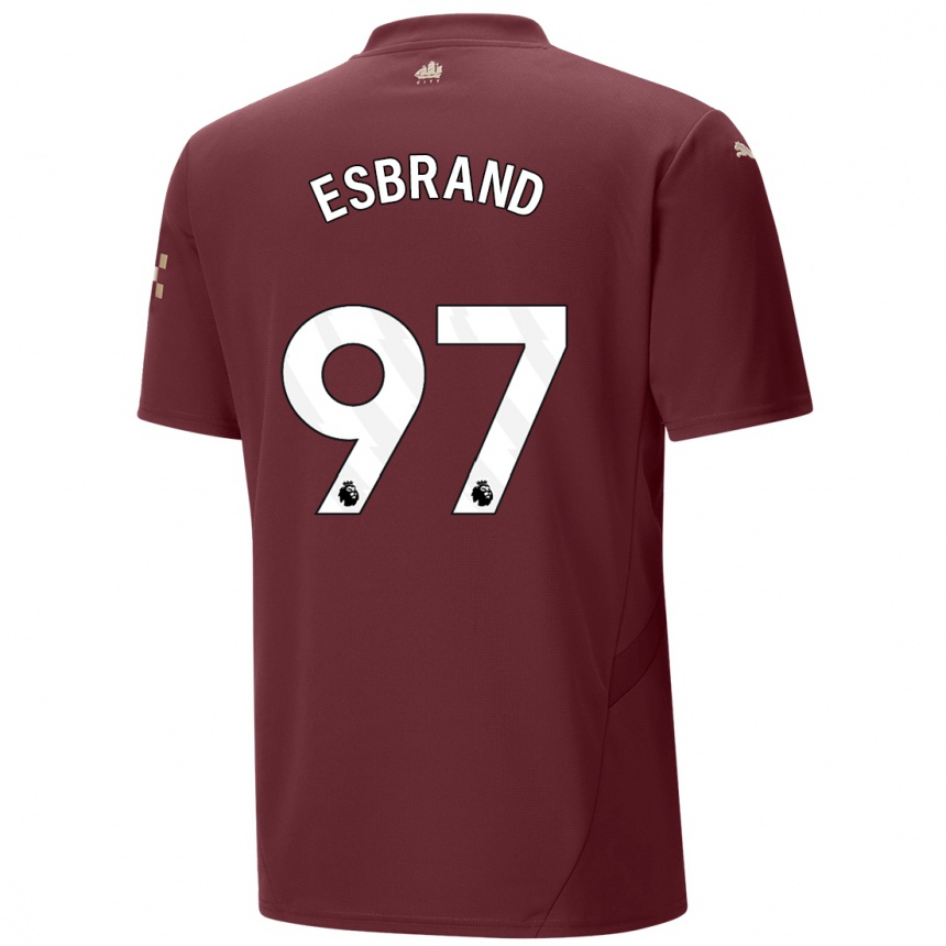 Enfant Football Maillot Josh Wilson-Esbrand #97 Marron Troisieme 2024/25 Canada