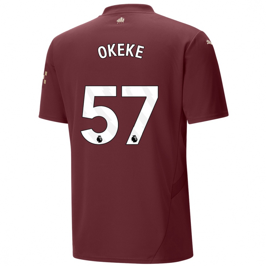 Enfant Football Maillot Michael Okeke #57 Marron Troisieme 2024/25 Canada