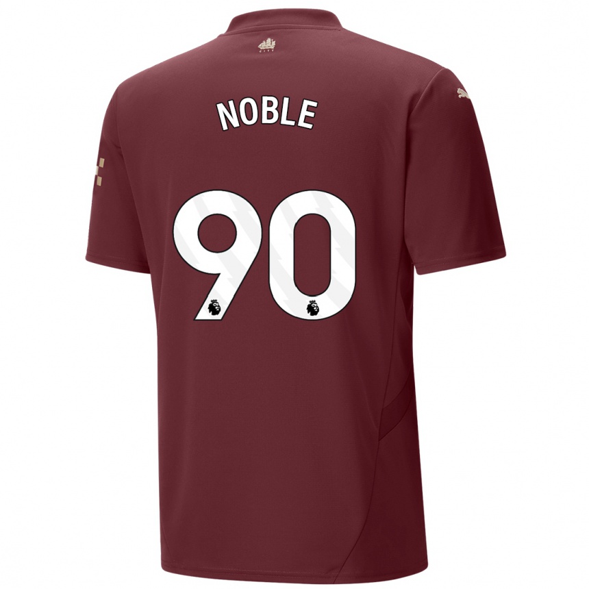 Enfant Football Maillot Kian Noble #90 Marron Troisieme 2024/25 Canada