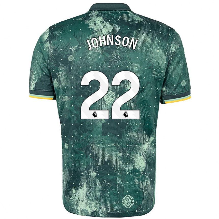 Enfant Football Maillot Brennan Johnson #22 Vert Menthe Troisieme 2024/25 Canada