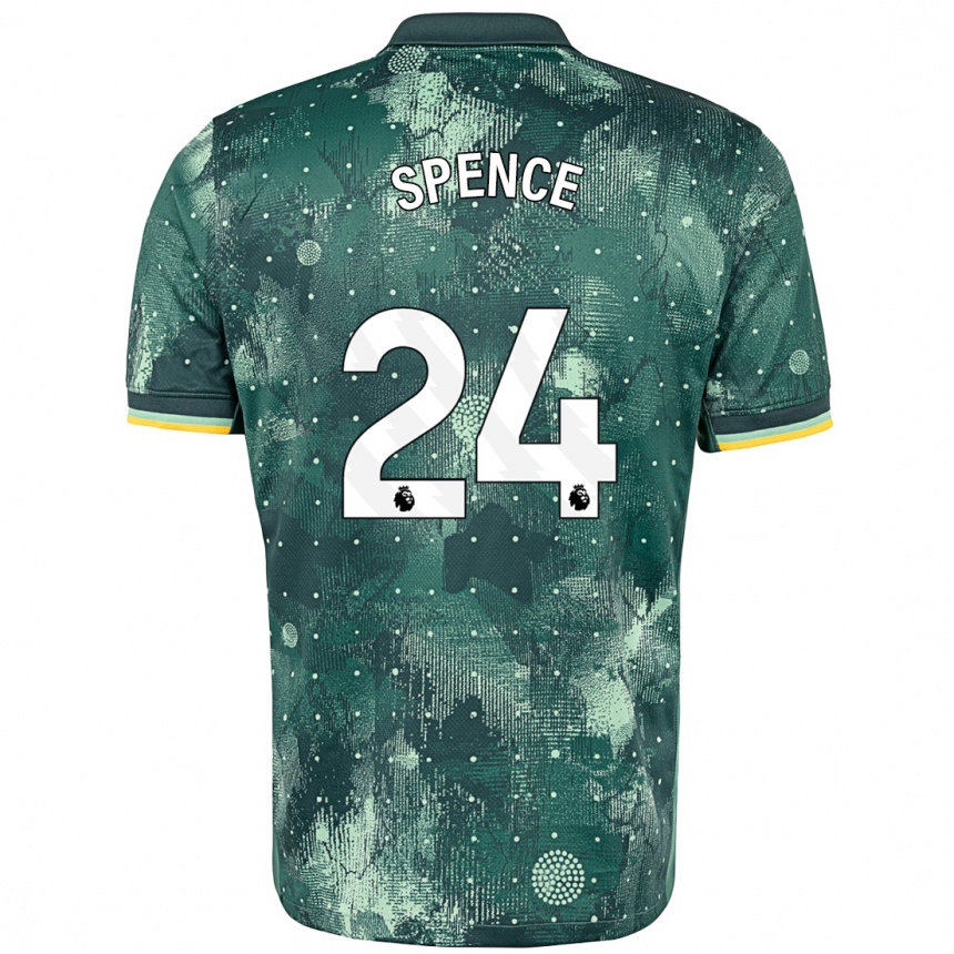 Enfant Football Maillot Djed Spence #24 Vert Menthe Troisieme 2024/25 Canada