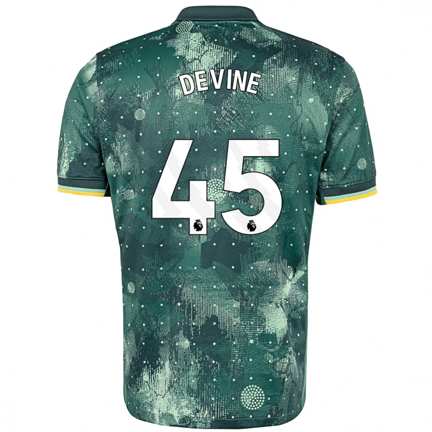 Enfant Football Maillot Alfie Devine #45 Vert Menthe Troisieme 2024/25 Canada