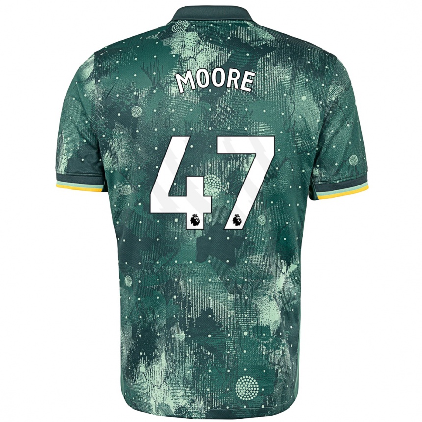 Kids Football Mikey Moore #47 Mint Green Third Jersey 2024/25 T-Shirt Canada