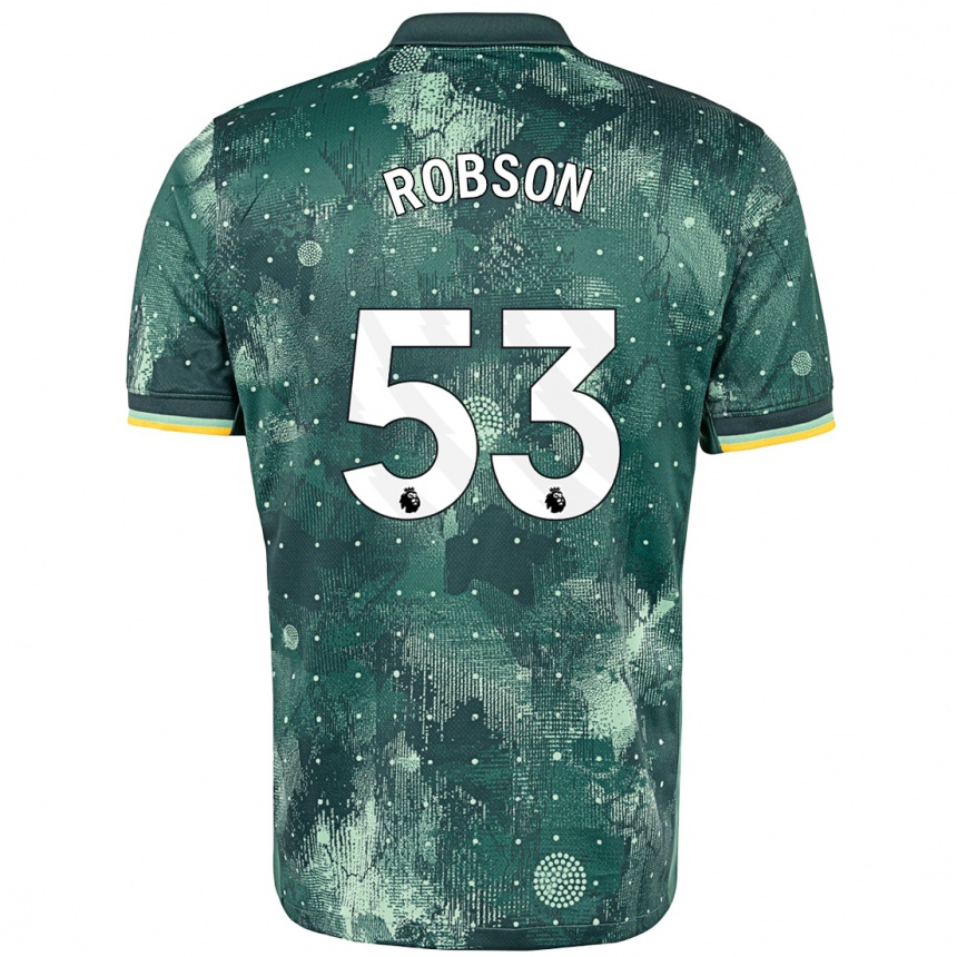 Enfant Football Maillot Max Robson #53 Vert Menthe Troisieme 2024/25 Canada