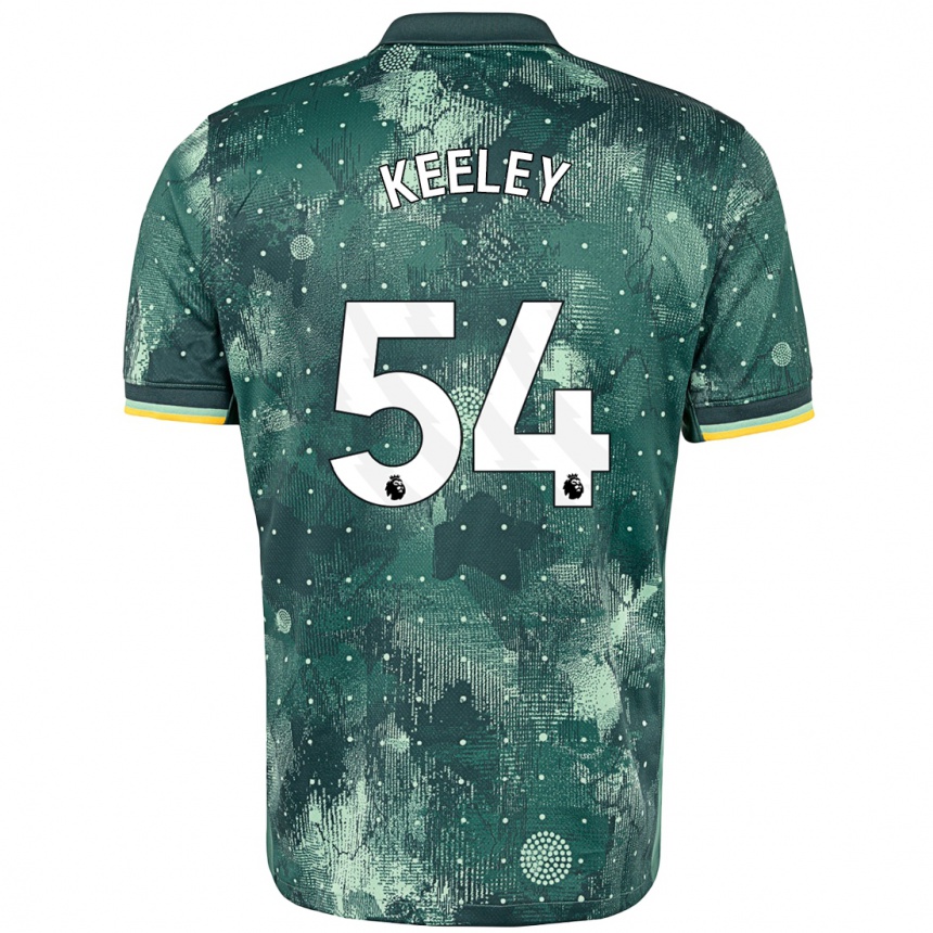 Enfant Football Maillot Josh Keeley #54 Vert Menthe Troisieme 2024/25 Canada