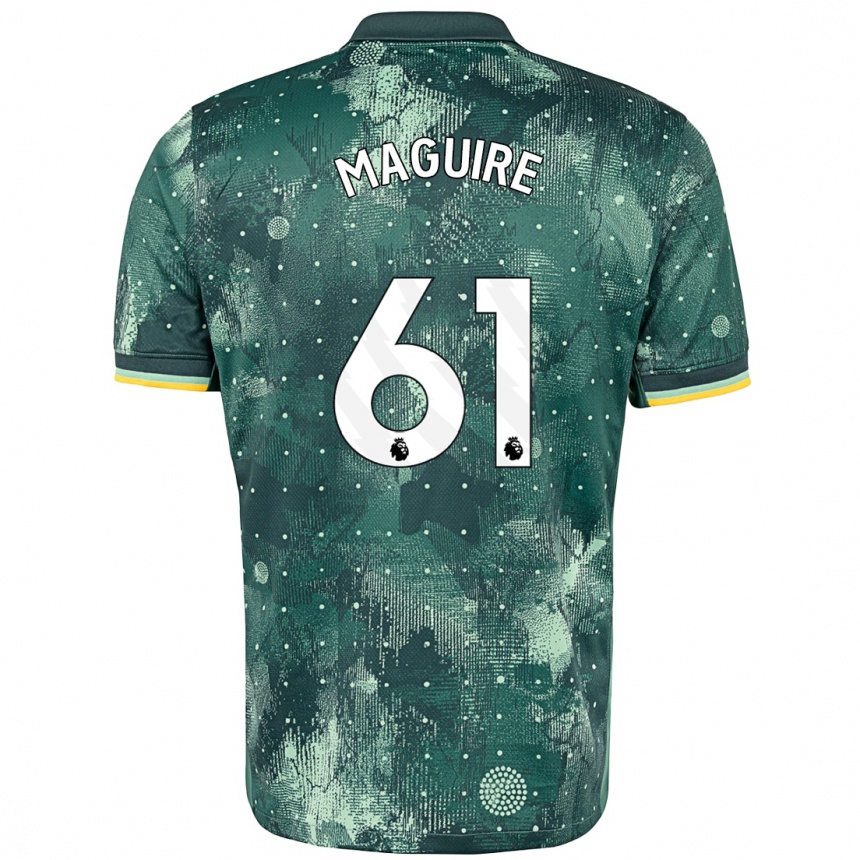 Kids Football Aaron Maguire #61 Mint Green Third Jersey 2024/25 T-Shirt Canada