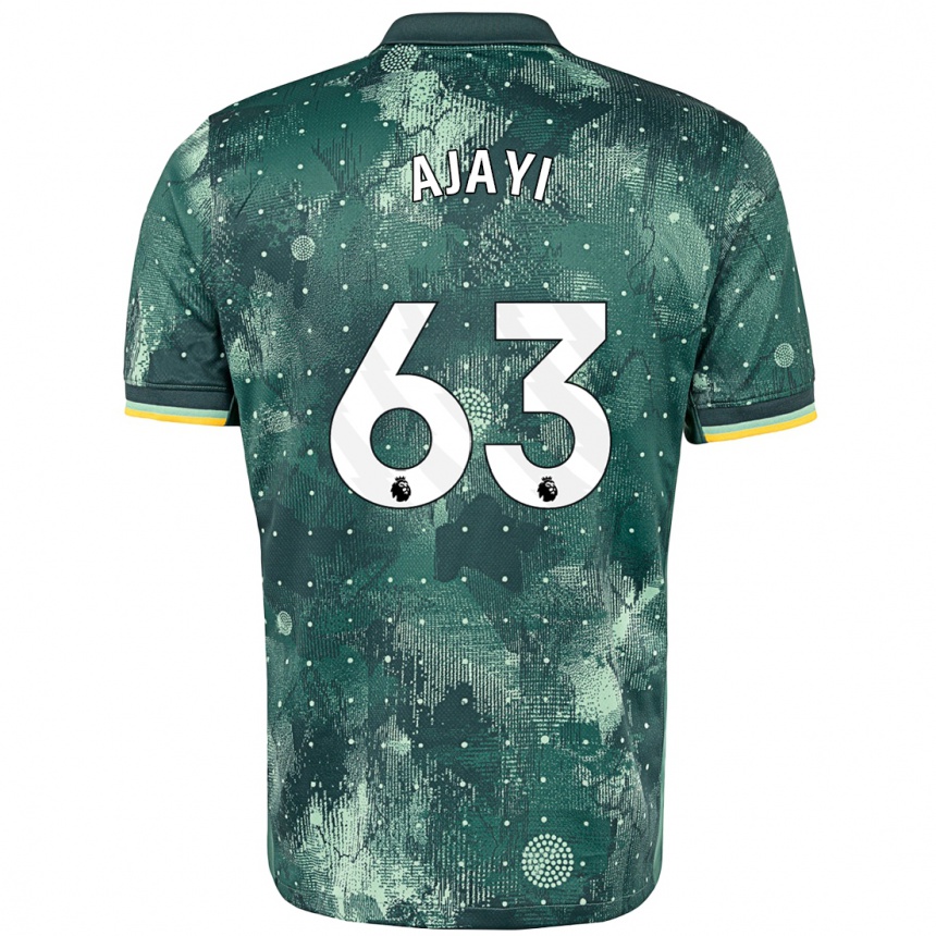 Kids Football Damola Ajayi #63 Mint Green Third Jersey 2024/25 T-Shirt Canada