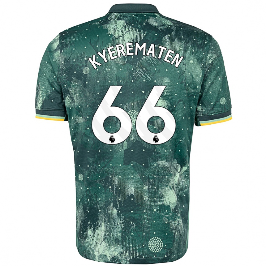 Kids Football Rio Kyerematen #66 Mint Green Third Jersey 2024/25 T-Shirt Canada