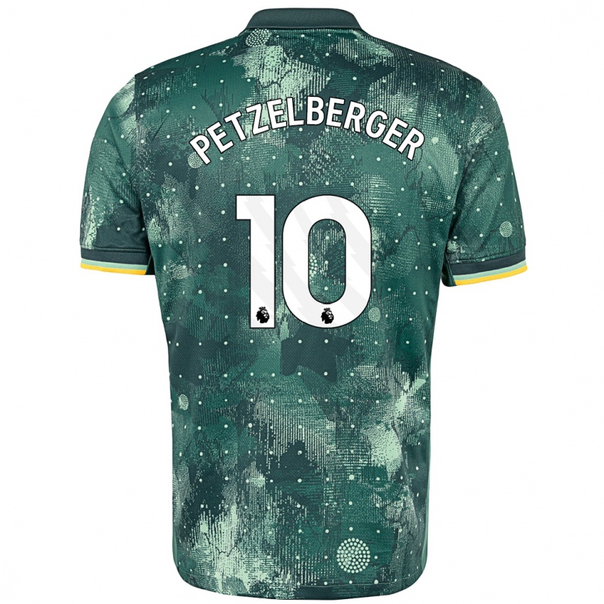 Enfant Football Maillot Ramona Petzelberger #10 Vert Menthe Troisieme 2024/25 Canada