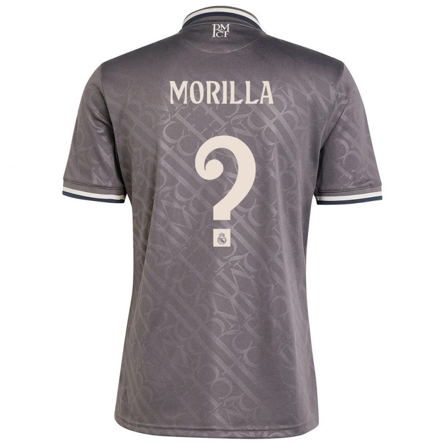 Kids Football Jairo Morilla #0 Charcoal Third Jersey 2024/25 T-Shirt Canada