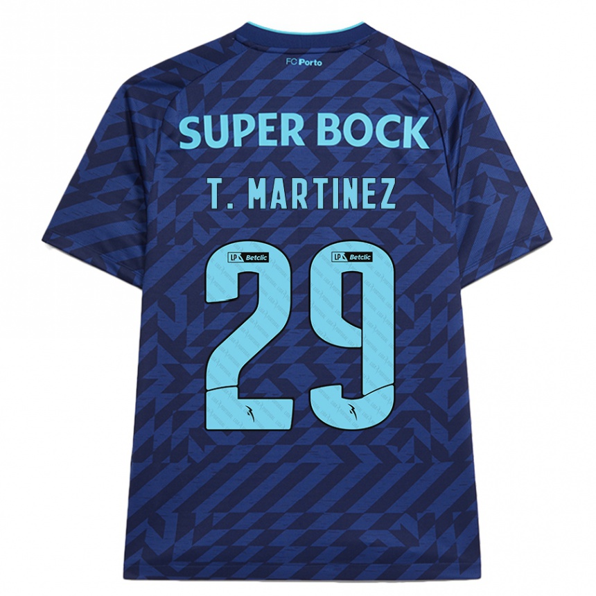 Kids Football Toni Martínez #29 Navy Blue Third Jersey 2024/25 T-Shirt Canada