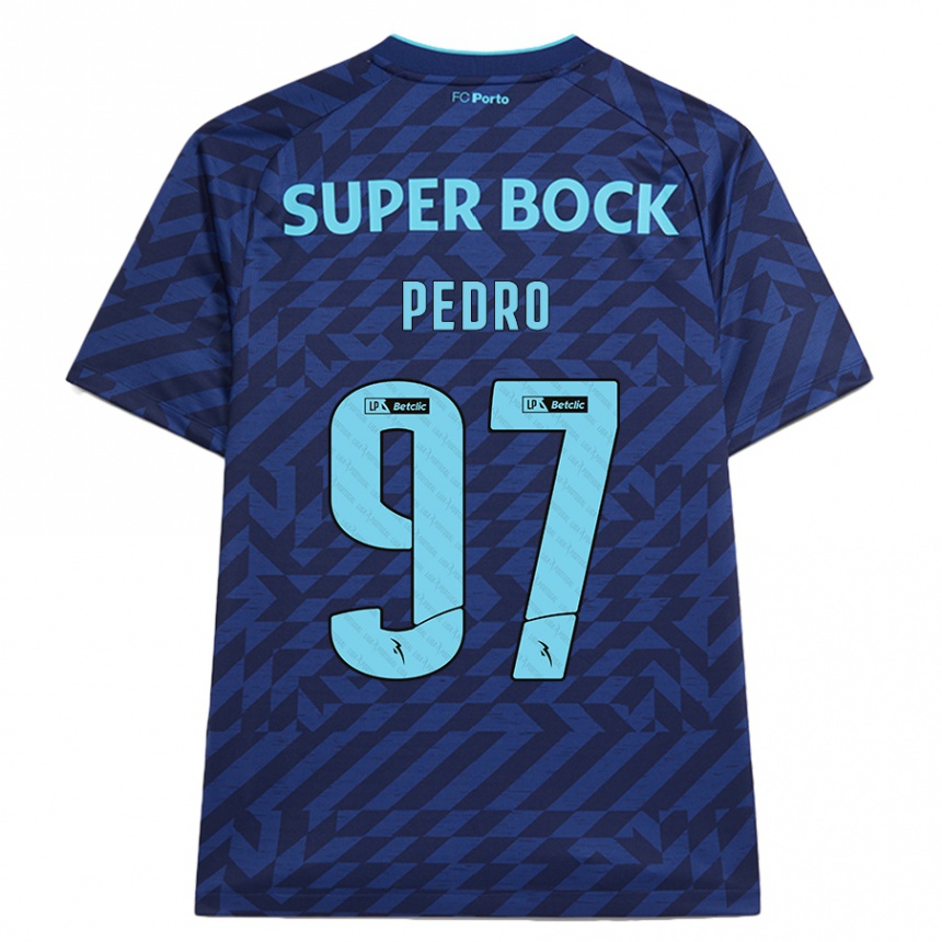 Kids Football Zé Pedro #97 Navy Blue Third Jersey 2024/25 T-Shirt Canada