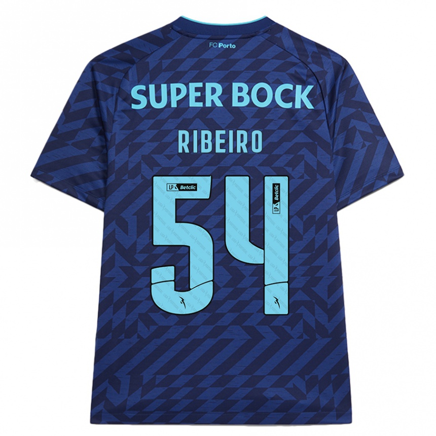 Kids Football António Ribeiro #54 Navy Blue Third Jersey 2024/25 T-Shirt Canada