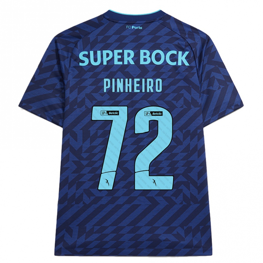 Kids Football Rodrigo Pinheiro #72 Navy Blue Third Jersey 2024/25 T-Shirt Canada