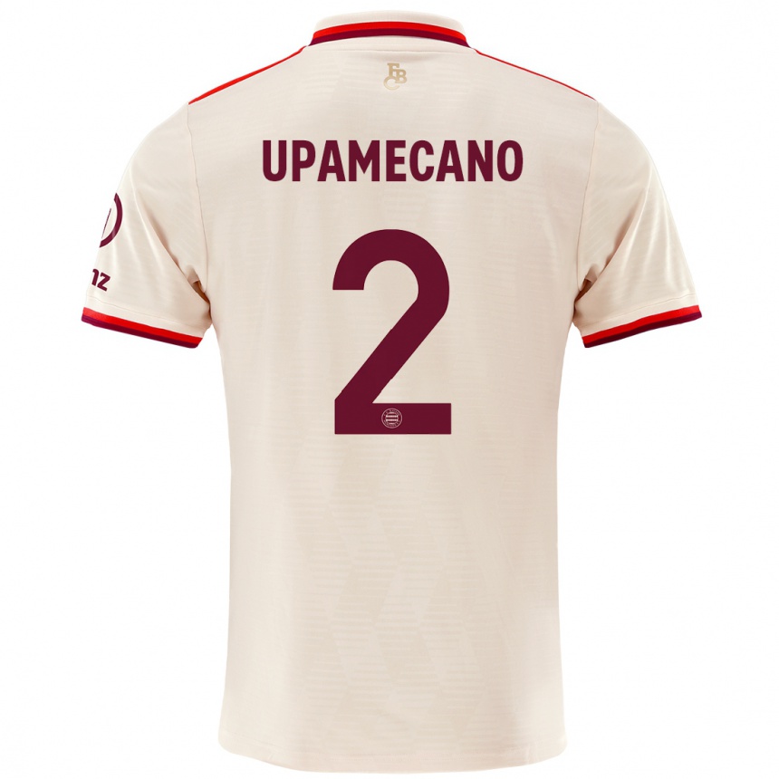 Enfant Football Maillot Dayot Upamecano #2 Lin Troisieme 2024/25 Canada