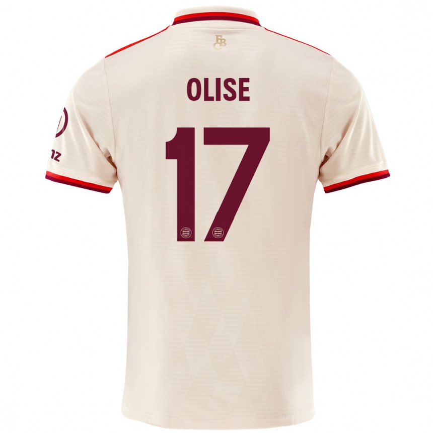 Kids Football Michael Olise #17 Linen Third Jersey 2024/25 T-Shirt Canada