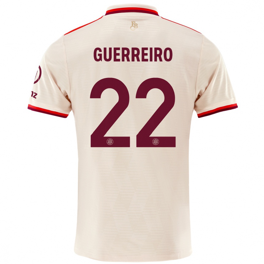 Kids Football Raphaël Guerreiro #22 Linen Third Jersey 2024/25 T-Shirt Canada