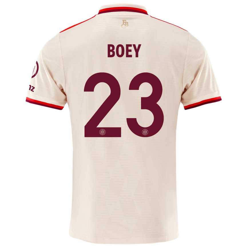 Kids Football Sacha Boey #23 Linen Third Jersey 2024/25 T-Shirt Canada