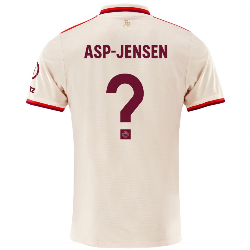 Kids Football Jonathan Asp-Jensen #0 Linen Third Jersey 2024/25 T-Shirt Canada