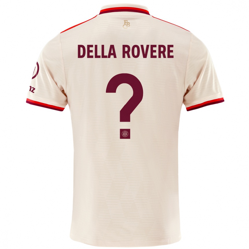 Kids Football Guido Della Rovere #0 Linen Third Jersey 2024/25 T-Shirt Canada