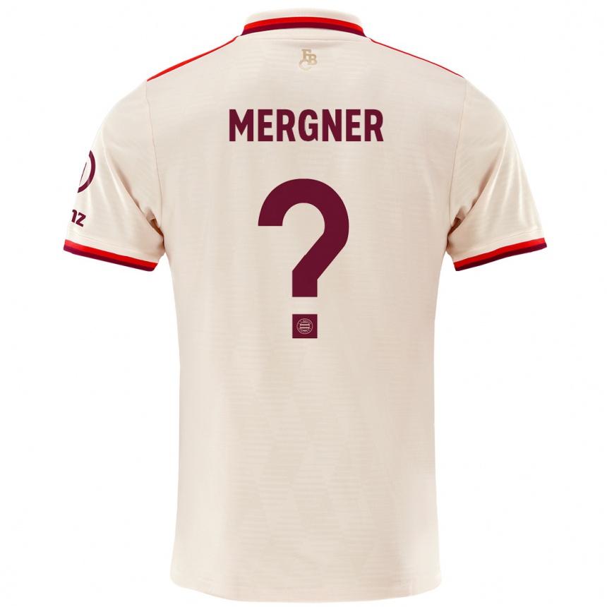 Kids Football Max Mergner #0 Linen Third Jersey 2024/25 T-Shirt Canada