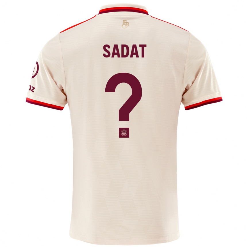 Kids Football Mudaser Sadat #0 Linen Third Jersey 2024/25 T-Shirt Canada