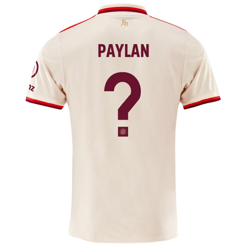 Kids Football Can Paylan #0 Linen Third Jersey 2024/25 T-Shirt Canada