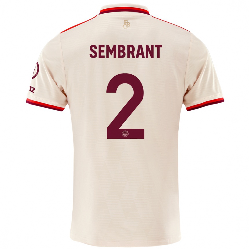 Kids Football Linda Sembrant #2 Linen Third Jersey 2024/25 T-Shirt Canada