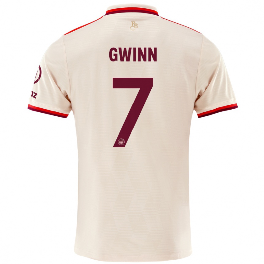 Enfant Football Maillot Giulia Gwinn #7 Lin Troisieme 2024/25 Canada