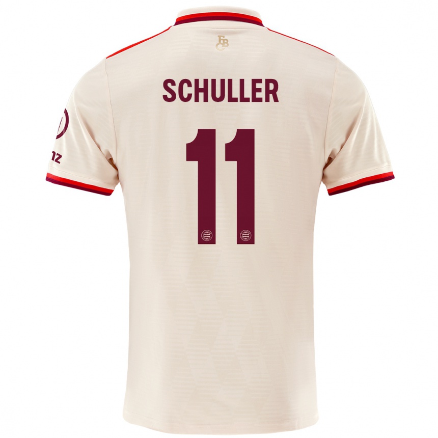 Enfant Football Maillot Lea Schuller #11 Lin Troisieme 2024/25 Canada