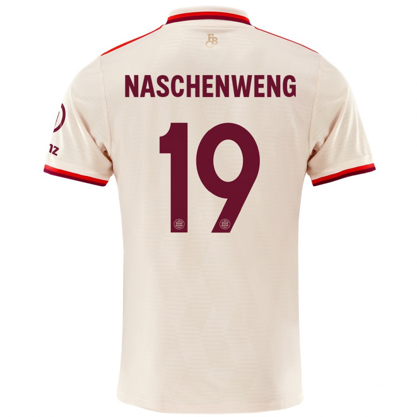 Kids Football Katharina Naschenweng #19 Linen Third Jersey 2024/25 T-Shirt Canada