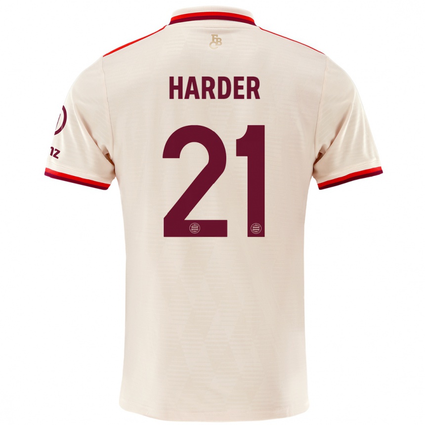 Kids Football Pernille Harder #21 Linen Third Jersey 2024/25 T-Shirt Canada