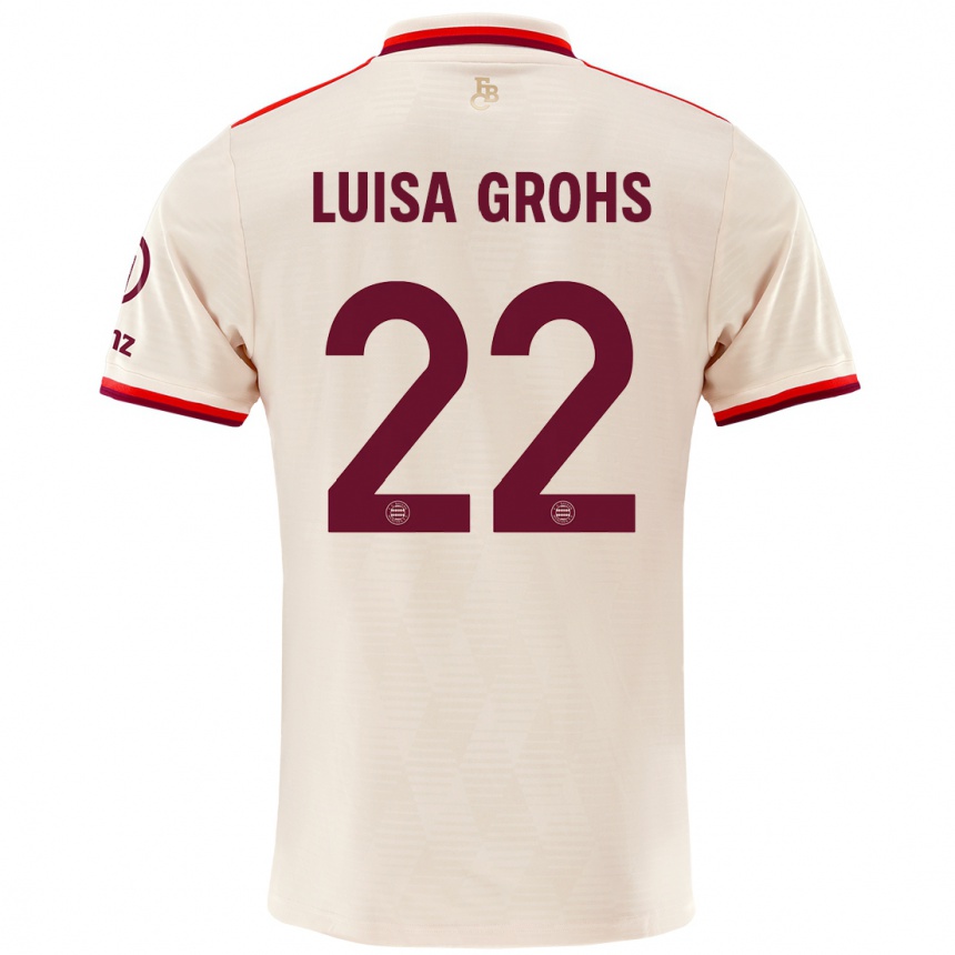 Enfant Football Maillot Maria Luisa Grohs #22 Lin Troisieme 2024/25 Canada