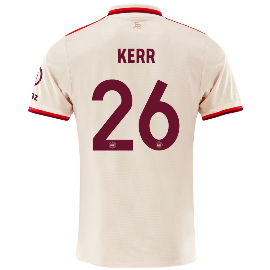 Kids Football Samantha Kerr #26 Linen Third Jersey 2024/25 T-Shirt Canada